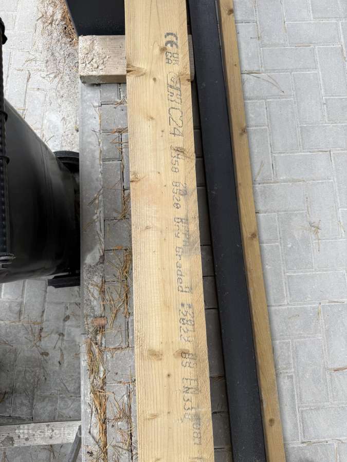 Kalibruota graduota C24 mediena 45x145x6000 - nuotraukos Nr. 4