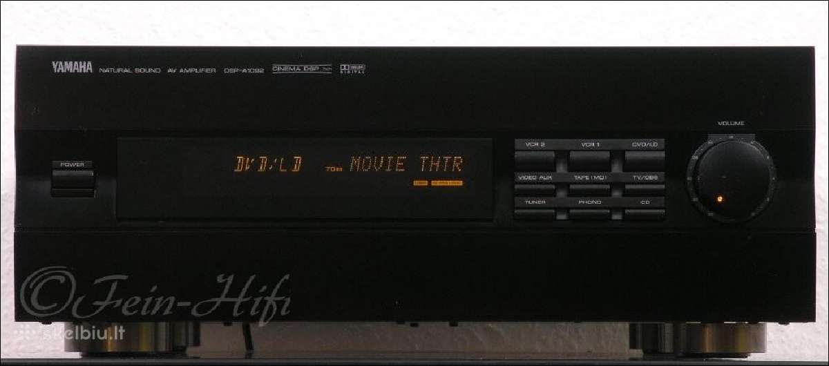 Yamaha Dsp-a1092 Flagship 1997m. amplifier. Naujas - nuotraukos Nr. 2