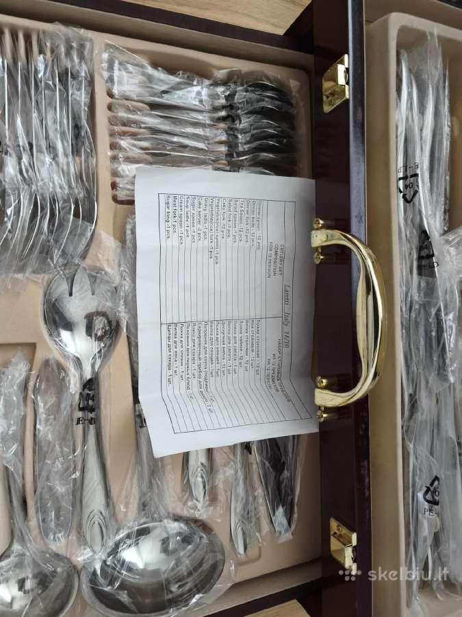 Stalo irankiu komplektas.72 vnt - nuotraukos Nr. 2