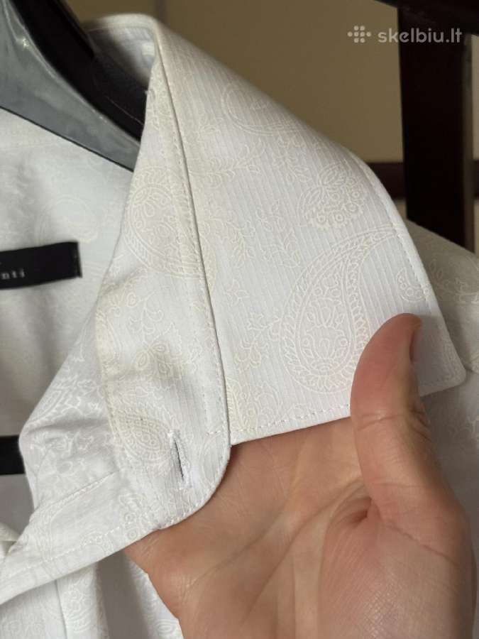 Venti balti marškiniai su ornamentais 44 dydis - nuotraukos Nr. 12