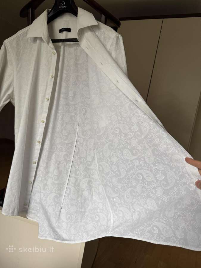 Venti balti marškiniai su ornamentais 44 dydis - nuotraukos Nr. 14