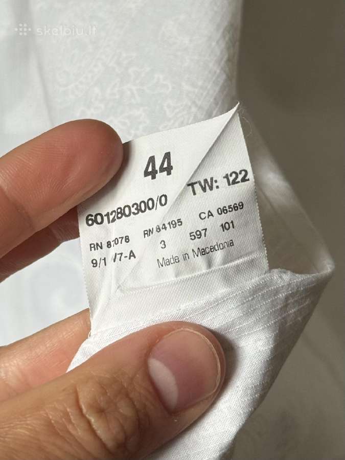 Venti balti marškiniai su ornamentais 44 dydis - nuotraukos Nr. 16