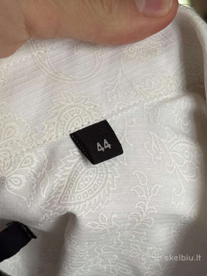 Venti balti marškiniai su ornamentais 44 dydis - nuotraukos Nr. 19