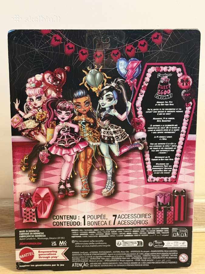 Monster high Scary Sweet Birthday Cupid Asteria - nuotraukos Nr. 3