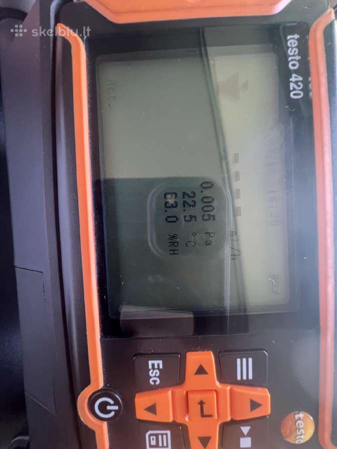 Testo 420 anemometras - nuotraukos Nr. 4