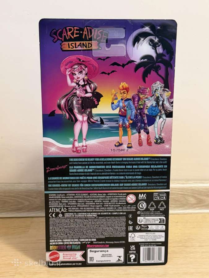 Monster High „scare-adise Island“ Draculaura - nuotraukos Nr. 3