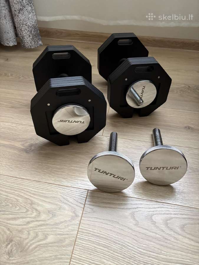 Reguliuojami svarmenys Tunturi Rapid 2x20kg - nuotraukos Nr. 2