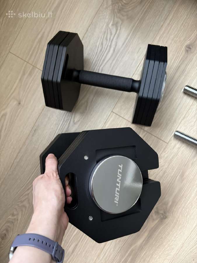 Reguliuojami svarmenys Tunturi Rapid 2x20kg - nuotraukos Nr. 4