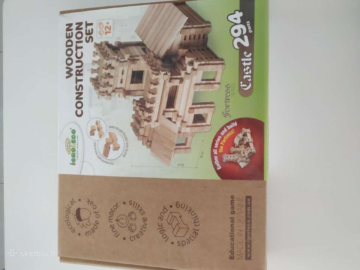 Medinės kaladėlės konstruktorius - nuotraukos Nr. 2