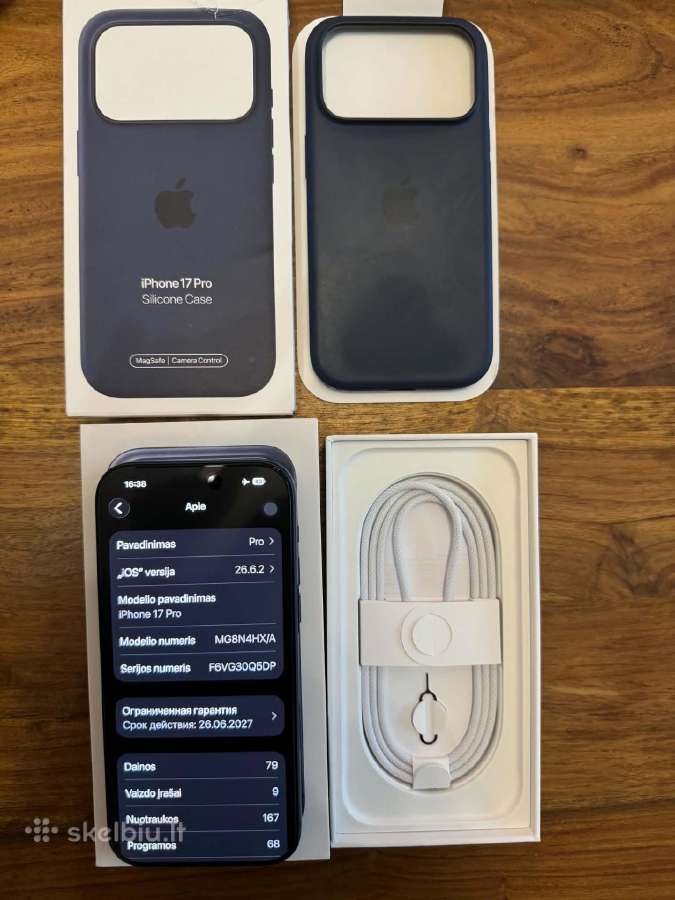 iPhone 17 Pro Deep Blue 512 - nuotraukos Nr. 3