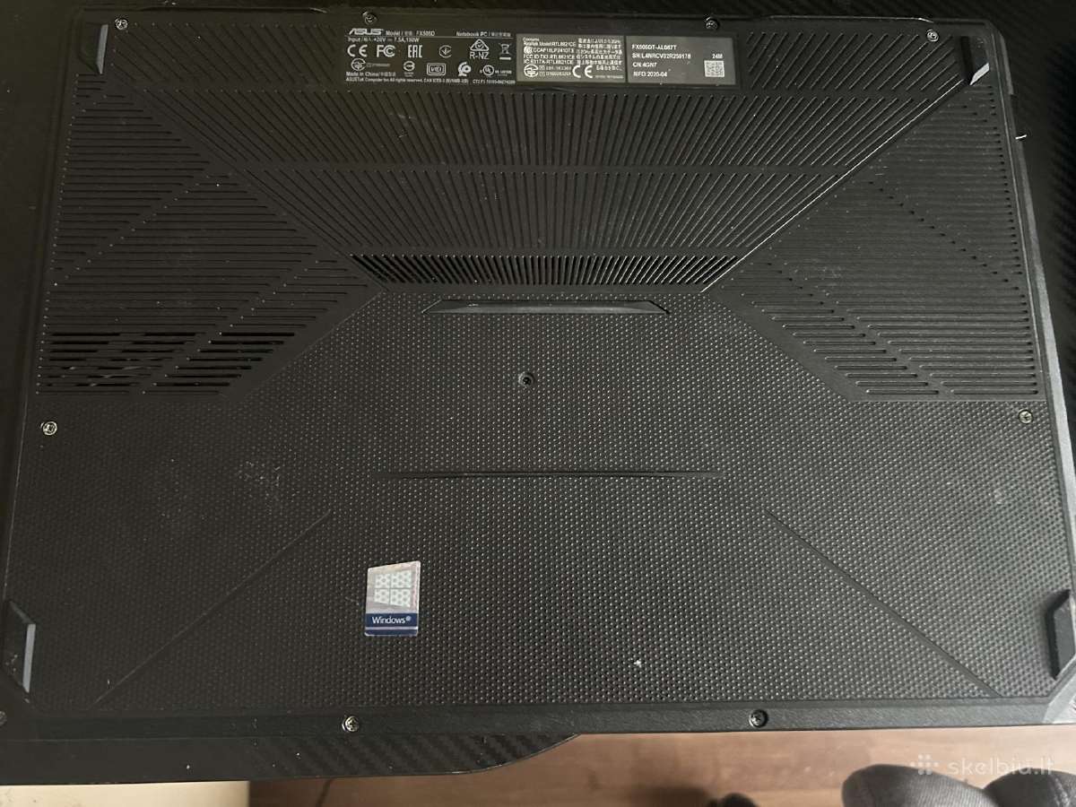 Asus Fx505dt Kompiuterio dalys - nuotraukos Nr. 2