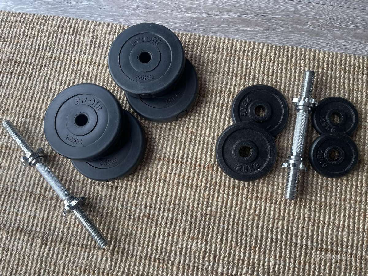 Hanteliai: 10 kg ir 12,5 kg - nuotraukos Nr. 5