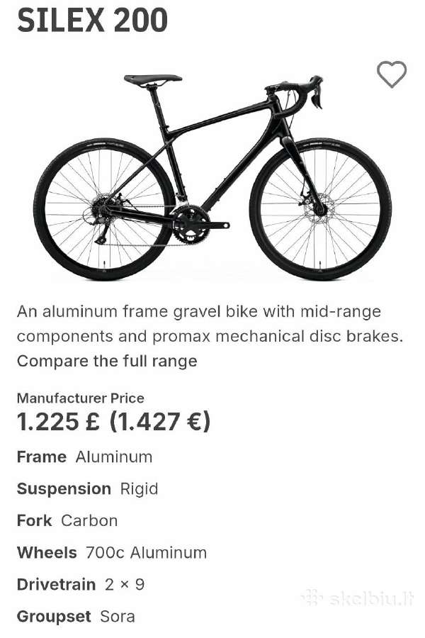 Merida Silex 200. (L dydis). Shimano - nuotraukos Nr. 2