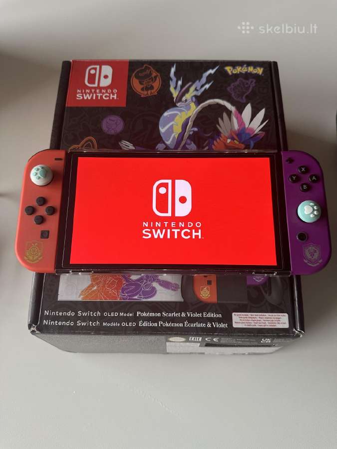 Nintendo Switch Oled pokemon ed. + violet žaidimas - nuotraukos Nr. 5