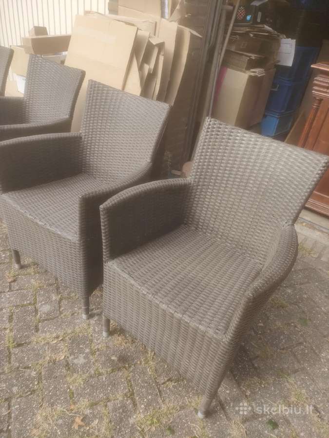 4 lauko kedžių komplektas. Kėdė, kėdės. - nuotraukos Nr. 3