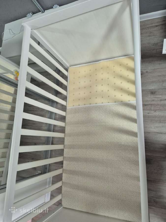 Ikea lovelė su Lonas čiužiniu - nuotraukos Nr. 3