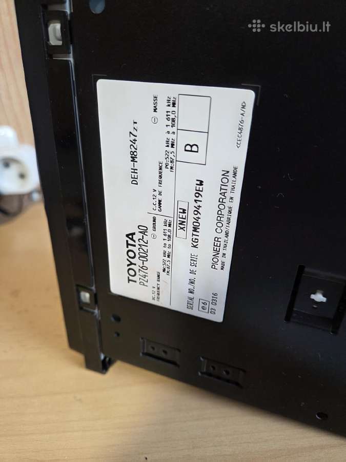 Toyota magelis CD usb - nuotraukos Nr. 3