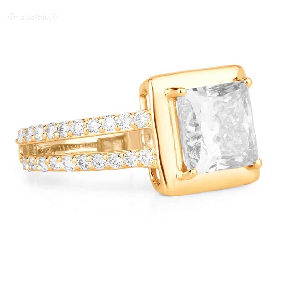 Sužadėtuvių žiedas su briliantu (2,68ct) - nuotraukos Nr. 2