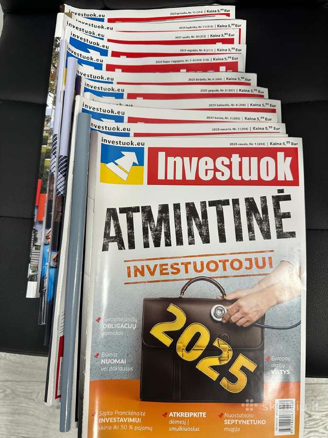 Investuok“ žurnalų kolekcija 2020–2026 m. – 61 vnt - nuotraukos Nr. 5