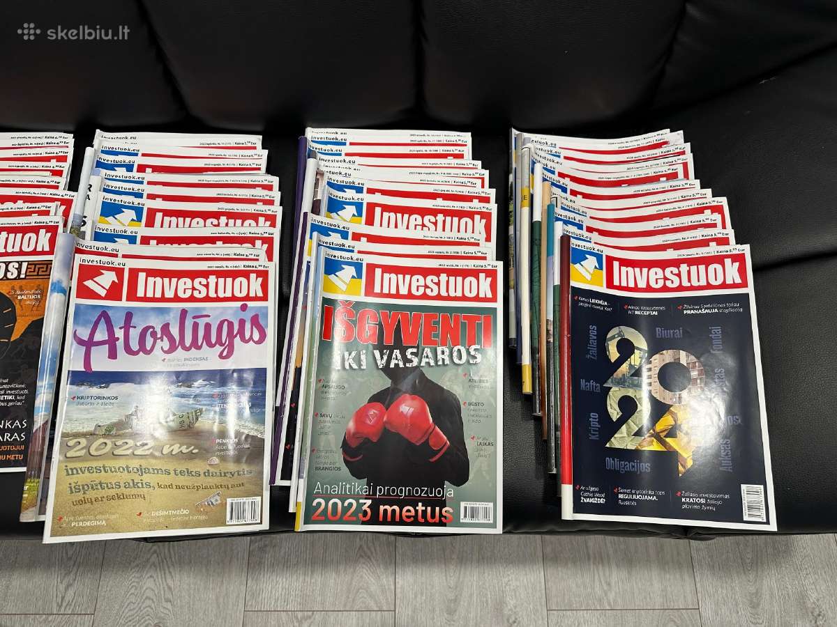 Investuok“ žurnalų kolekcija 2020–2026 m. – 61 vnt - nuotraukos Nr. 3