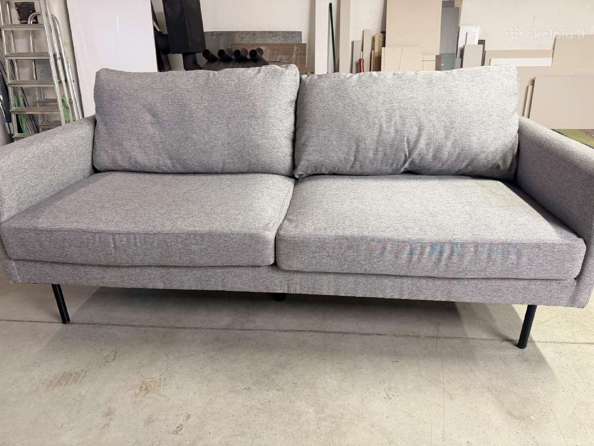 Sofa Fercame 100 (Pilka + Juoda) - nuotraukos Nr. 2