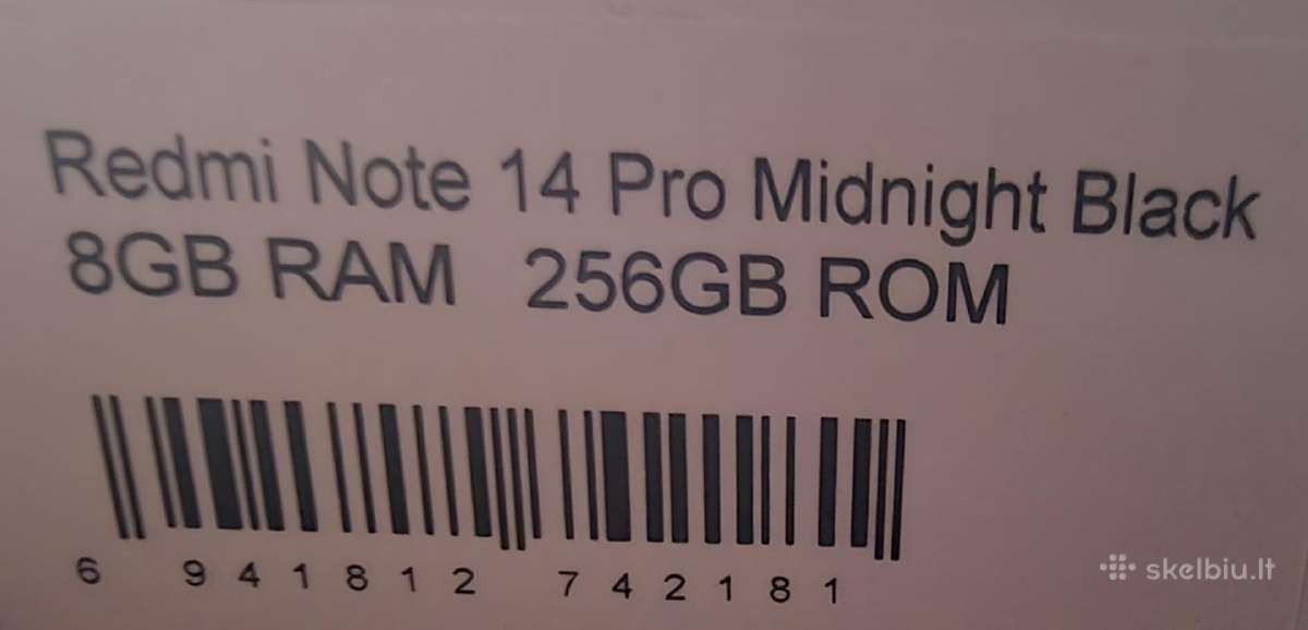Xiaomi Redmi Note 14 Pro 4G 256gb - nuotraukos Nr. 2