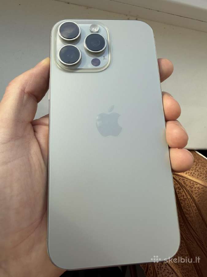iPhone 16 Pro Max, Natural Titanium, 256 GB, + box - nuotraukos Nr. 6