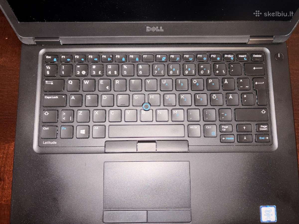 Neš. Komp. Dell Latitude 5480 i5-7440hq - nuotraukos Nr. 4