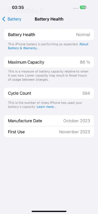 Parduodamas Apple iPhone 15 Pro 1 TB – Natural Tit - nuotraukos Nr. 5