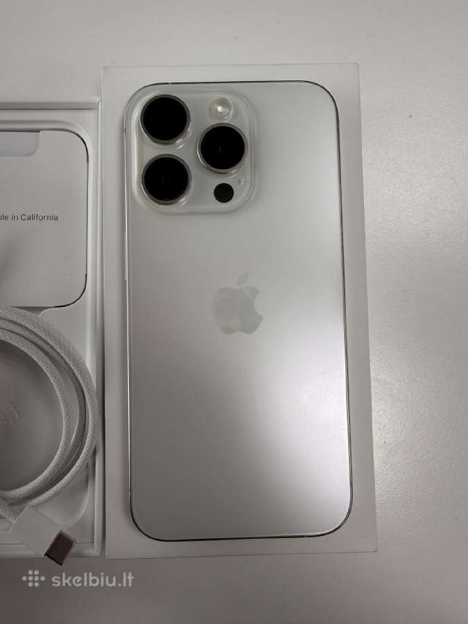 Parduodamas Apple iPhone 15 Pro 1 TB – Natural Tit - nuotraukos Nr. 2