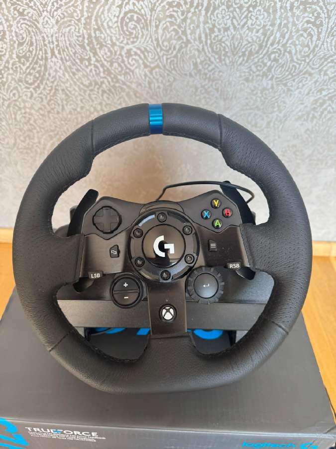 Logitech G923 vairas su pedalais Xbox / Pc - nuotraukos Nr. 5