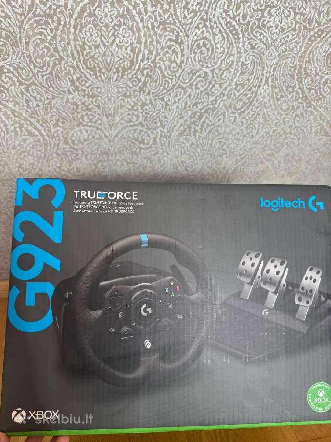 Logitech G923 vairas su pedalais Xbox / Pc - nuotraukos Nr. 6