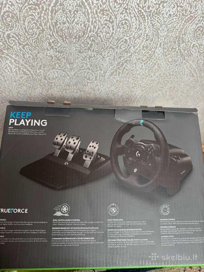 Logitech G923 vairas su pedalais Xbox / Pc - nuotraukos Nr. 8