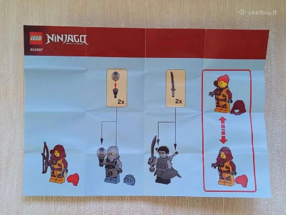 853687 Lego Ninjago Laiko rankų priedų rinkinys - nuotraukos Nr. 6