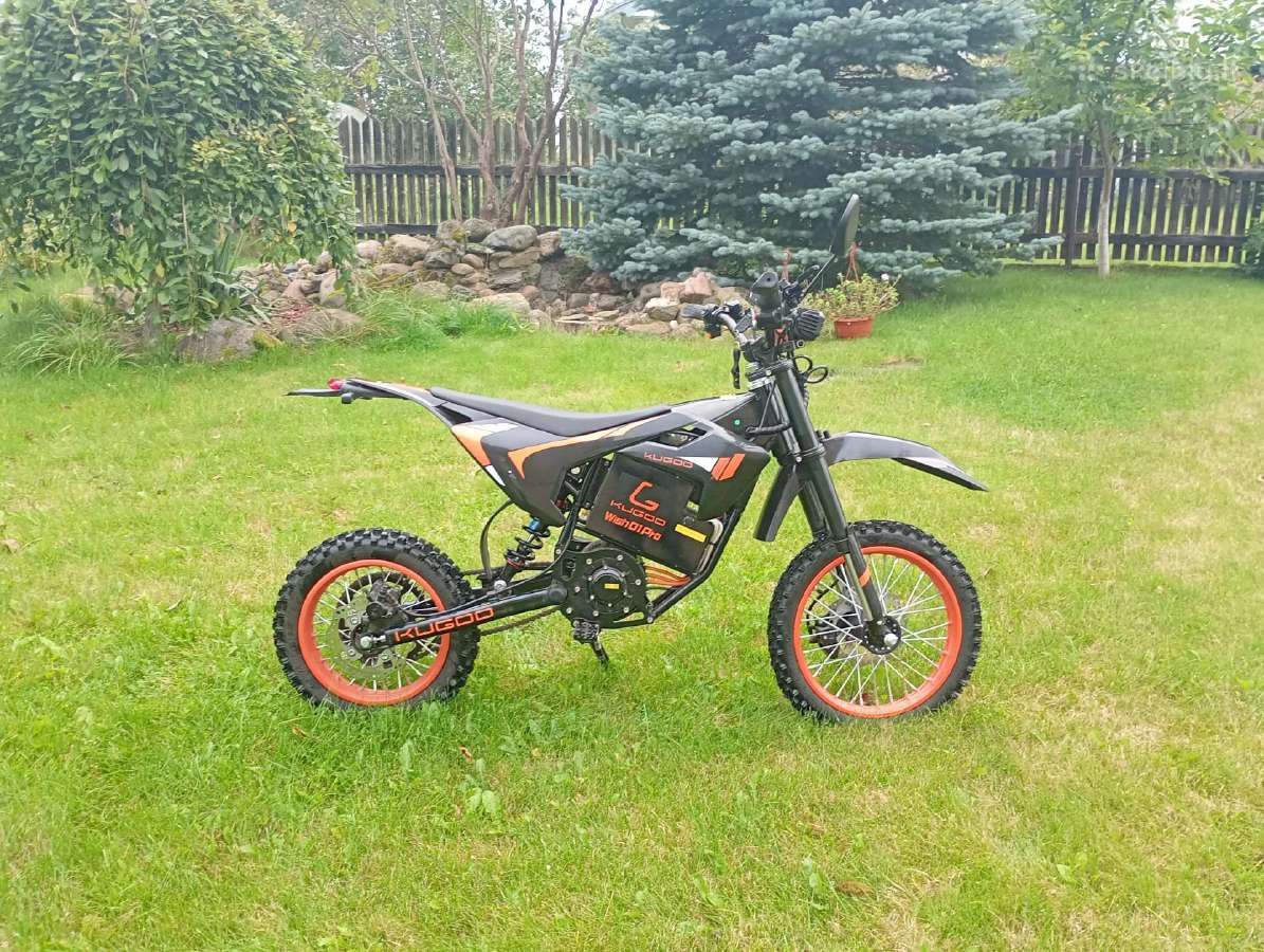 Elektrinis krosinis motociklas kugoo whish 01 pro - nuotraukos Nr. 3
