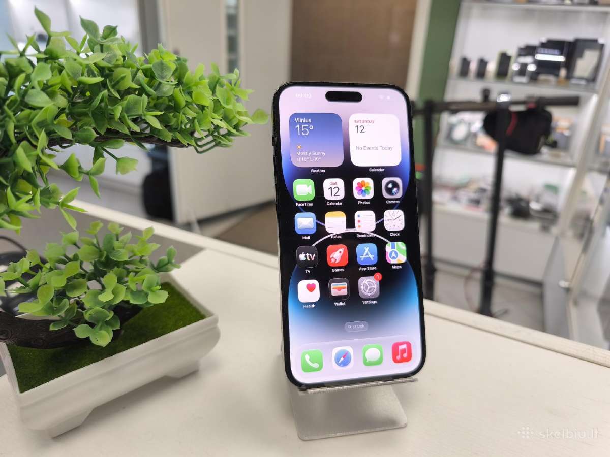 iPhone 14 Pro Max 256gb 100% baterija su Garantija - nuotraukos Nr. 2