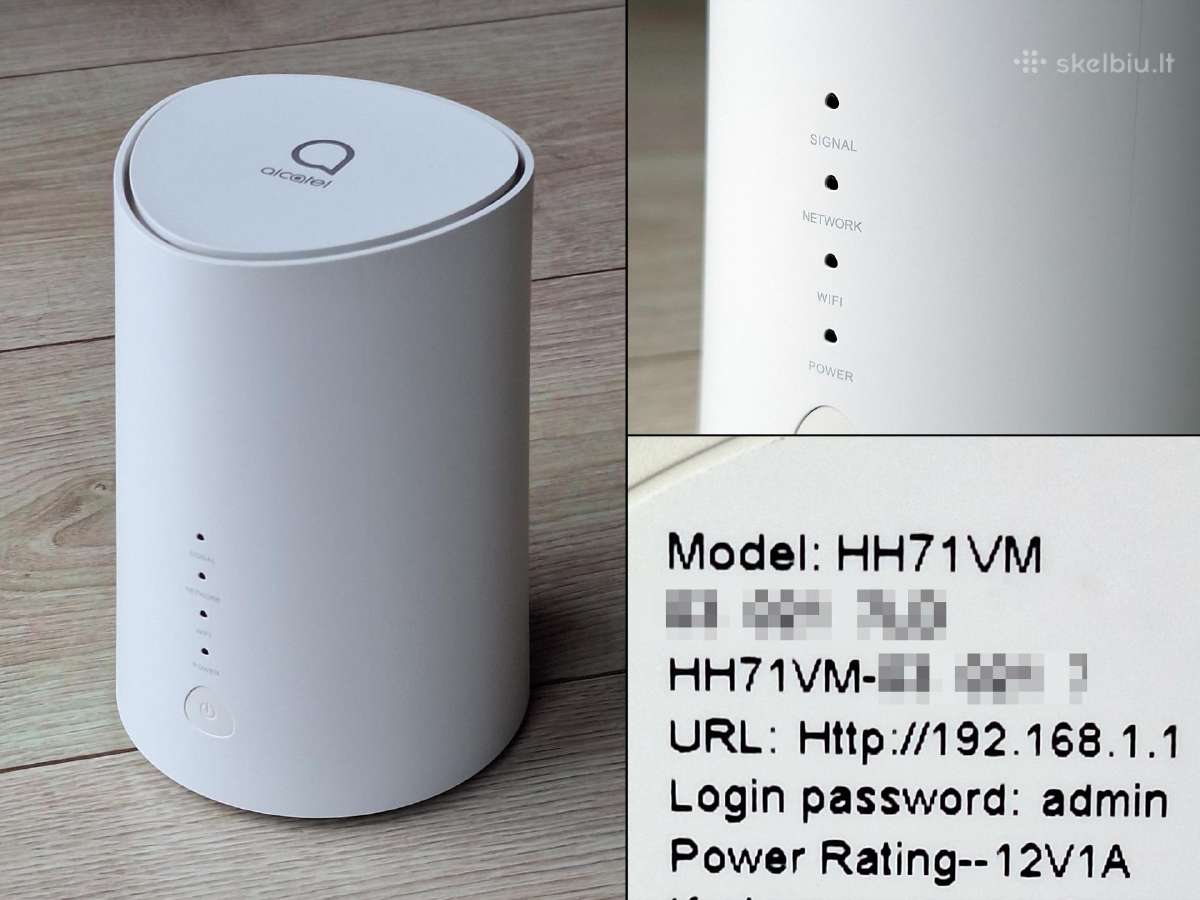 4G modemas maršrutizatorius Huawei Zte Tcl Alcatel - nuotraukos Nr. 12