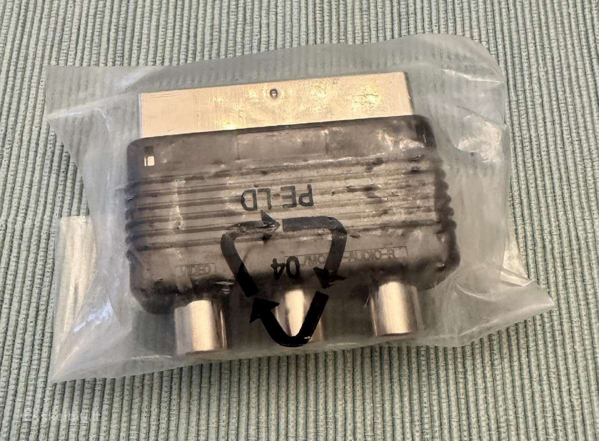 Adapteris iš Scart lizdo į Rca audio video jungtis - nuotraukos Nr. 4