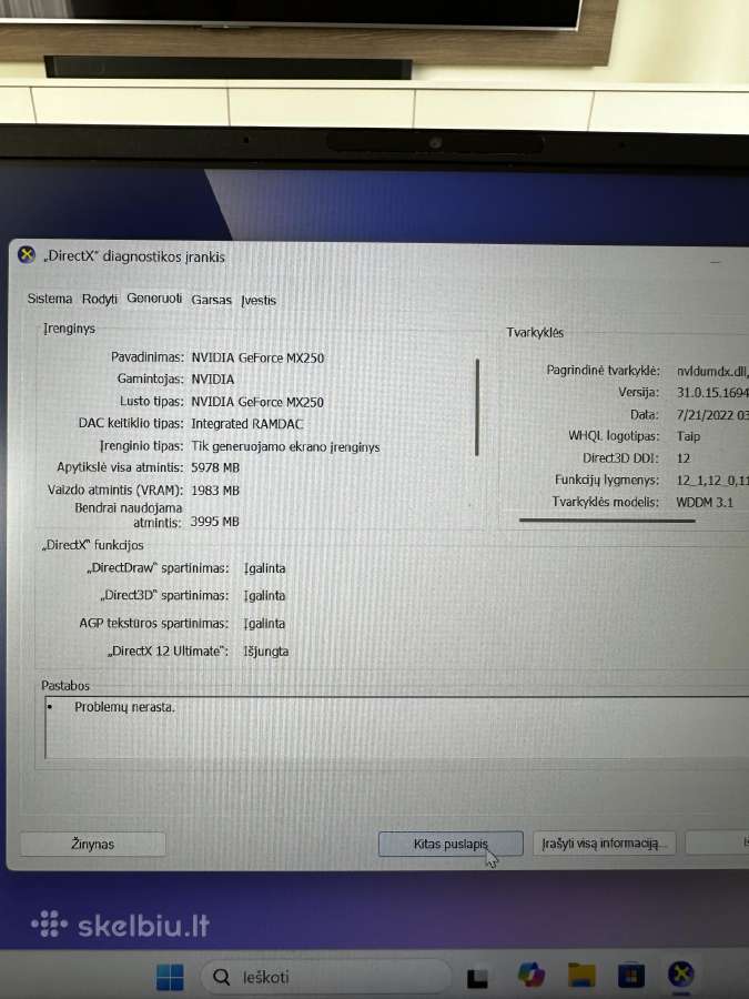 Nešiojamas kompiuteris Asus Zenbook Ux434fl - nuotraukos Nr. 8