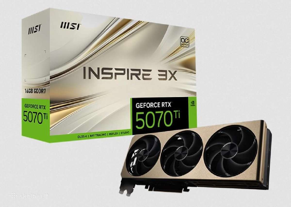 Perku Rtx 5070 / 5070 ti / 5080 vaizdo plokštes - nuotraukos Nr. 3