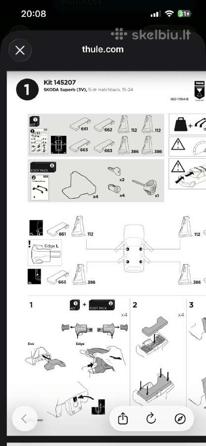 Thule Kit 145207 - nuotraukos Nr. 2