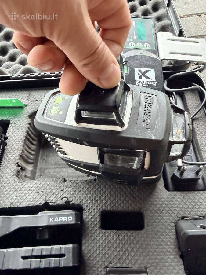 Kapro lazeris 360 pilnas komplektas 200eur - nuotraukos Nr. 4