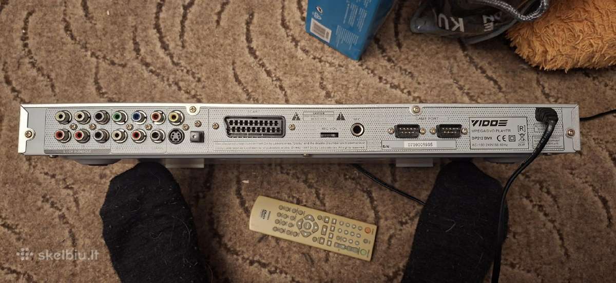 Vido dp212 divx mpeg4/dvd player - nuotraukos Nr. 5