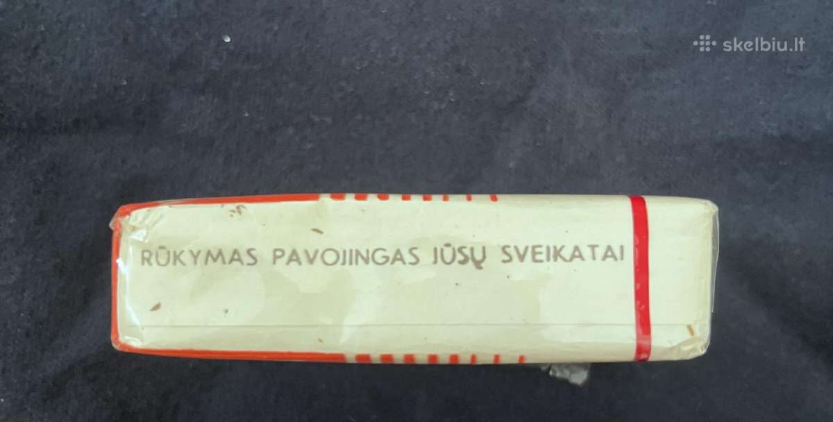 Klaipeda senovinis cigareciu pakelis neatidarytas - nuotraukos Nr. 3