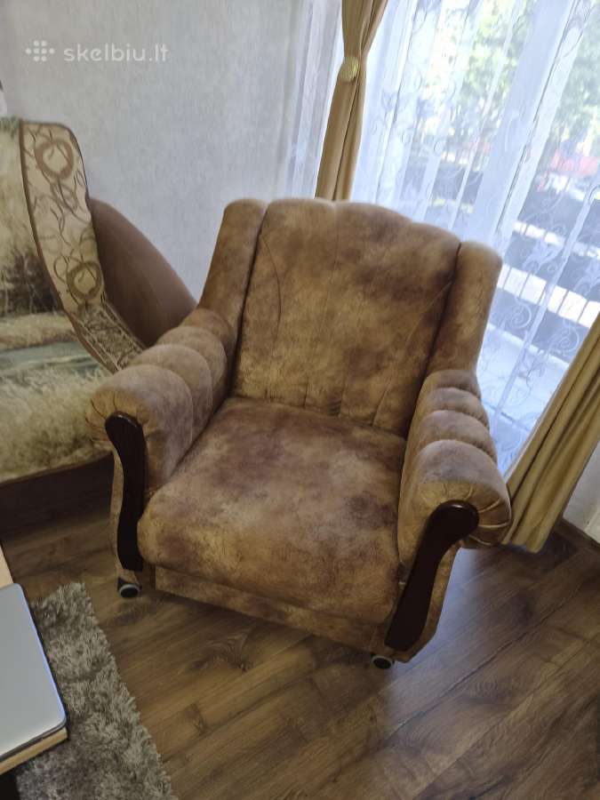 Parduodu sofa lova ir foteliai - nuotraukos Nr. 3