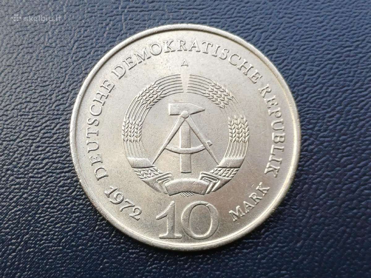 10 markių 1972m. VDR - nuotraukos Nr. 2