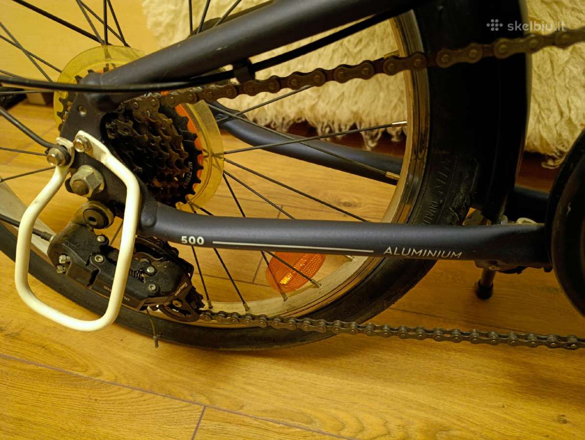Aliuminis Btwin Fold500 20c ratai 7pavaros - nuotraukos Nr. 9