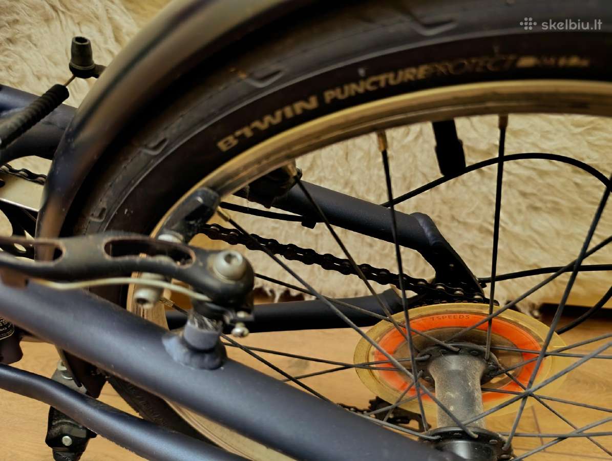Aliuminis Btwin Fold500 20c ratai 7pavaros - nuotraukos Nr. 11