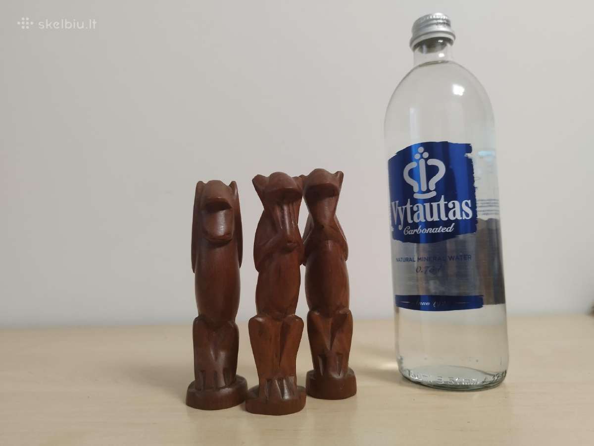 Trys medinės beždžionėlės - nuotraukos Nr. 7