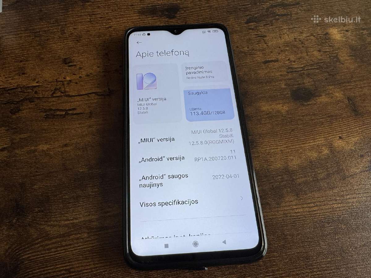 Xiaomi Redmi Note 8 Pro 128gb, idealus su dokument - nuotraukos Nr. 7
